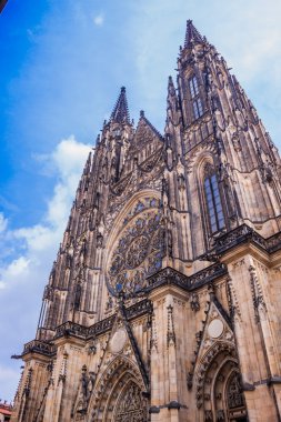 st. vitus Katedrali Prag (Çek Cumhuriyeti Batı Cephesi