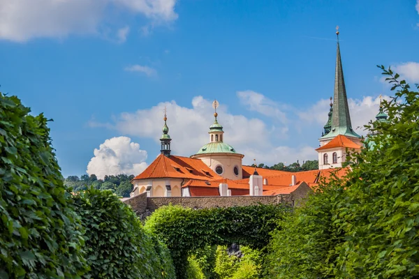 Városképet prágai nyári. — Stock Fotó