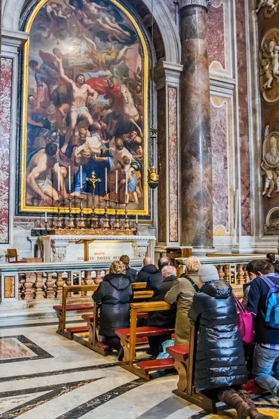 Соборі Святого Петра, площі Святого Петра в Ватикан. критий я — стокове фото