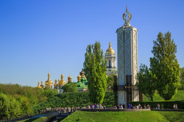 Kiev pechersk lavra Ortodoks Manastırı ve kıtlık Anıtı
