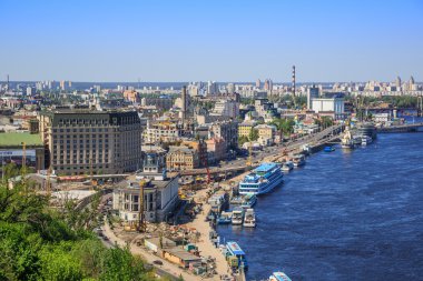Panorama Kiev, Ukrayna.