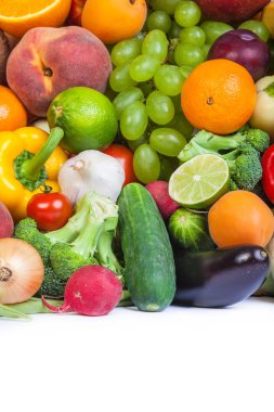 taze sebze ve meyvelerin büyük grup