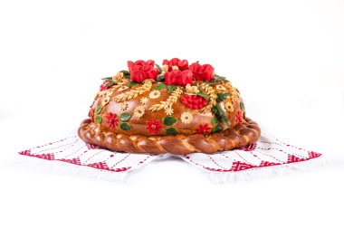 Ukraynalı şenlikli ekmek tatil beyaz ekmek