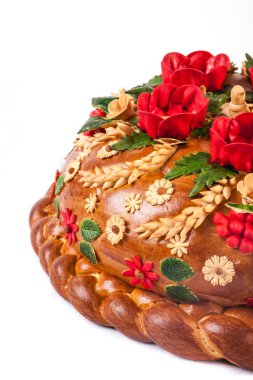 Ukraynalı şenlikli ekmek tatil beyaz ekmek