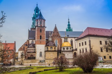 Poland, Wawel Cathedral complex in Krakow clipart