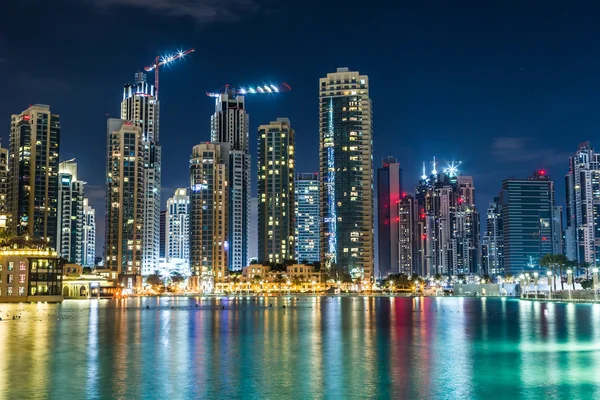 Dubai downtown. East, United Arab Emirates architecture — Stock Photo, Image