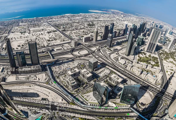 Dubai centro. East, Emiratos Árabes Unidos arquitectura . — Foto de Stock