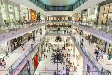 Dubai Alışveriş Merkezi - Dünya'nın en büyük alışveriş merkezi iç görünümü