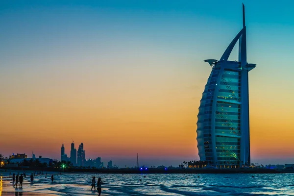 Burj Al Arab is a luxury 5 stars hotel Stock Image