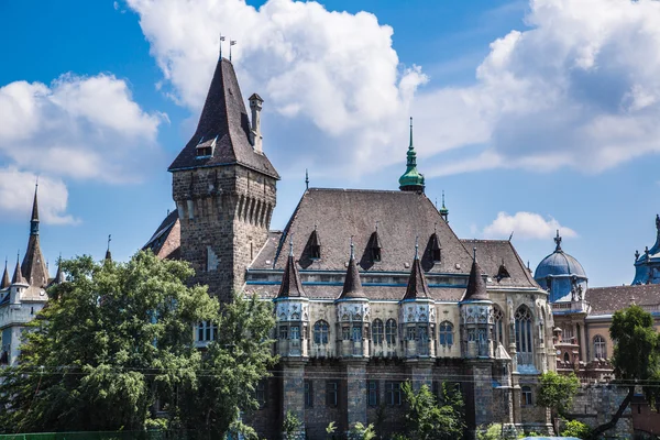 The Vajdahunyad castle, Budapest main city park — Stock Photo, Image