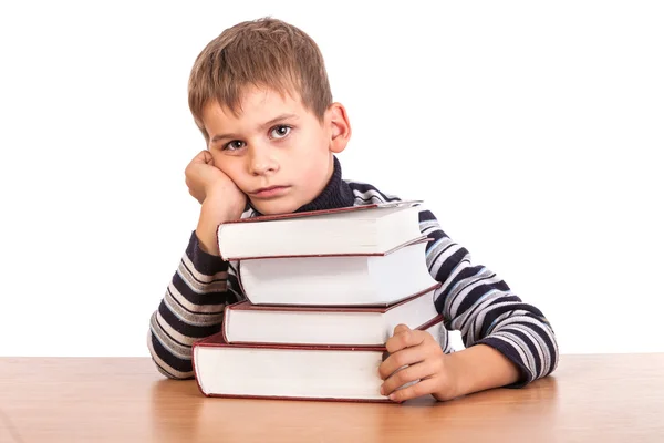 Estudante cansado — Fotografia de Stock