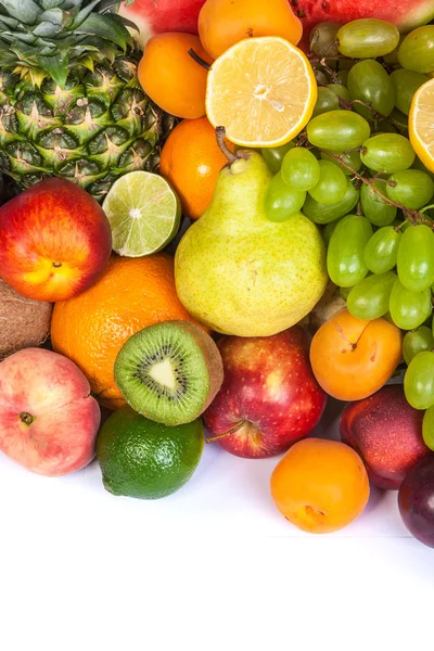 Enorme grupo de frutas frescas — Fotografia de Stock