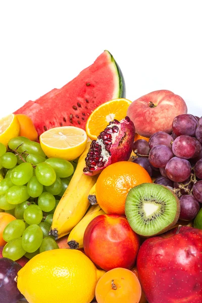 Enorme grupo de frutas frescas — Fotografia de Stock