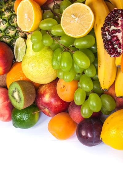 Enorme grupo de frutas frescas — Fotografia de Stock