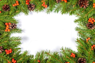 Noel arkaplanı. Eve çerçevesi