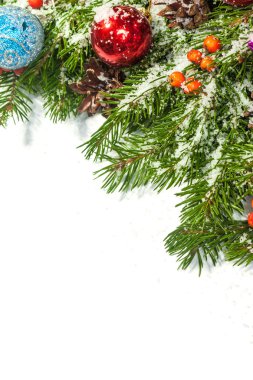 Noel arkaplanı. Eve çerçevesi