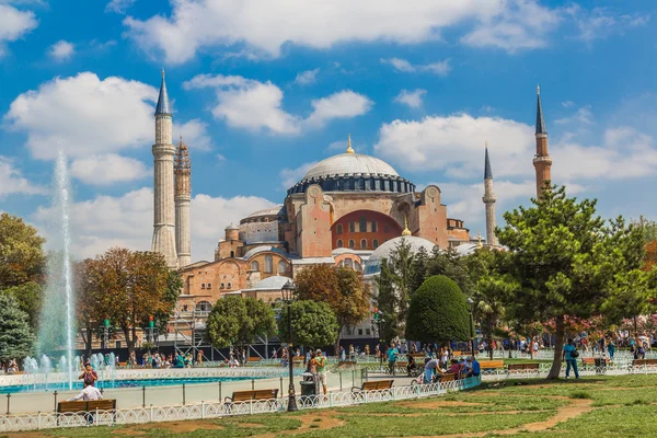 Santa Sofía, el monumento más famoso de Estambul - Turquía — Foto de Stock