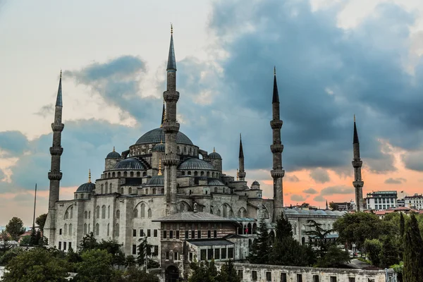 Sultan ahmed mešita (Modrá mešita), istanbul, Turecko — Stock fotografie