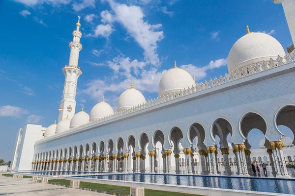 Sheikh zayed moskee in Midden-Oosten Verenigde Arabische Emiraten — Stockfoto