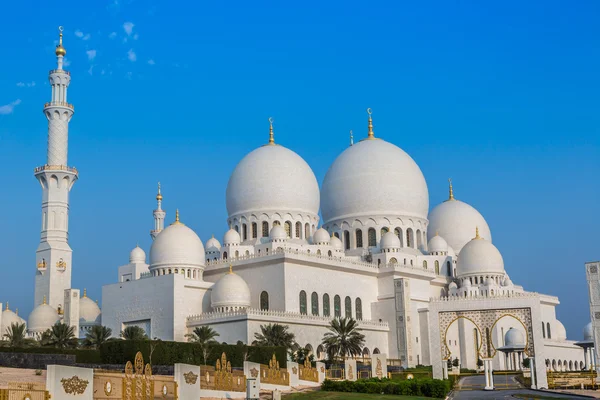 Sheikh zayed moskee in Midden-Oosten Verenigde Arabische Emiraten — Stockfoto