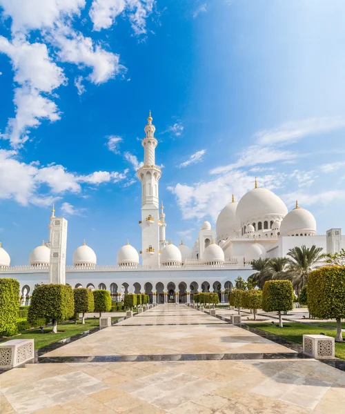 Sheikh Moschea Zayed in Medio Oriente Emirati Arabi Uniti — Foto Stock