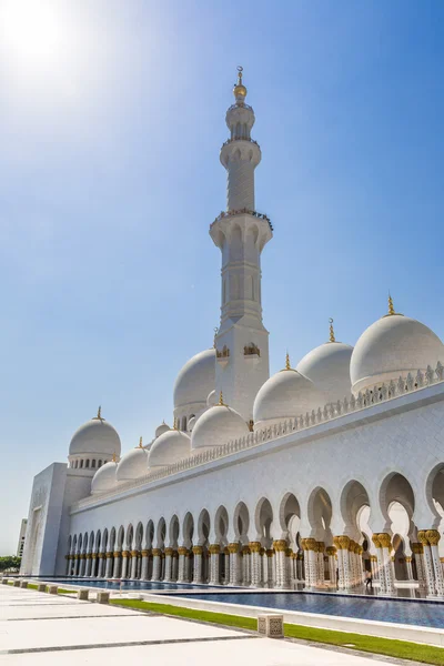 Mesquita Sheikh Zayed no Oriente Médio Emirados Árabes Unidos — Fotografia de Stock