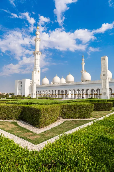 Mezquita Sheikh Zayed en Oriente Medio Emiratos Árabes Unidos — Foto de Stock