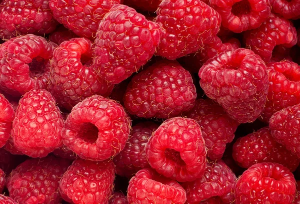 Fruta rasberry madura horizontal close up fundo . — Fotografia de Stock