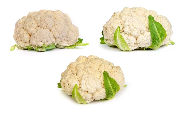 Set of Cauliflower isolated on white — Stock Photo, Image