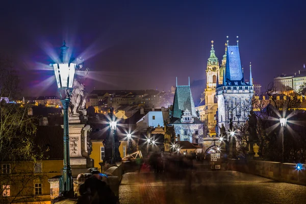 Prag'da Karlov veya charles Köprüsü — Stok fotoğraf