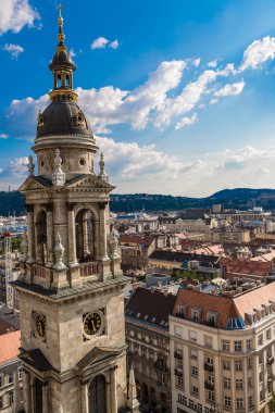 Budapeşte'den st üst manzaraya stephen Bazilikası