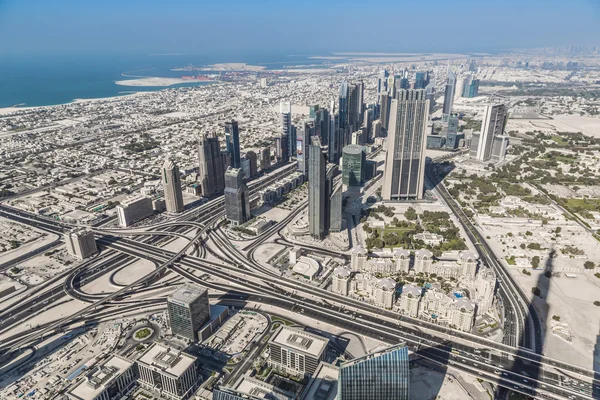 Dubai downtown. East, United Arab Emirates architecture. — Stock Photo, Image