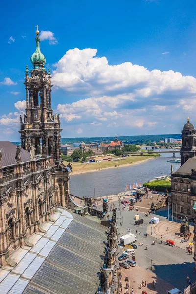 Panorama de Dresde, Alemania — Foto de Stock