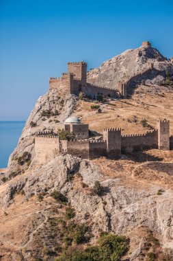 sudak, Kırım'da Cenova kale kalıntıları