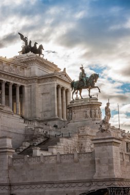 Binicilik anıt victor emmanuel II