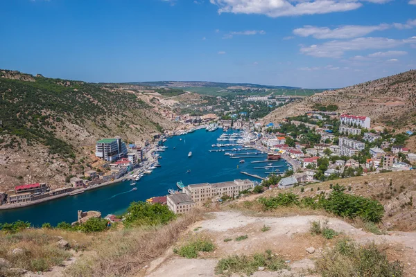 Sudak beach. Black Sea, Ukraine — Stock Photo, Image