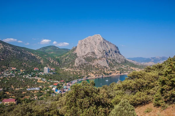 Praia de Sudak. Mar Negro, Ucrânia — Fotografia de Stock