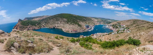 Sudak beach. Black Sea, Ukraine — Stock Photo, Image