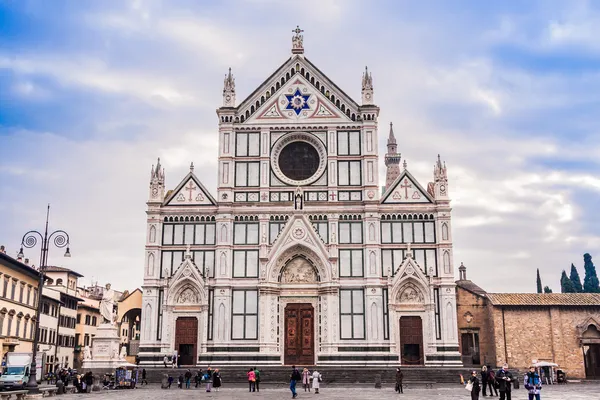 Famous Franciscan church on Florence — Stock Photo, Image