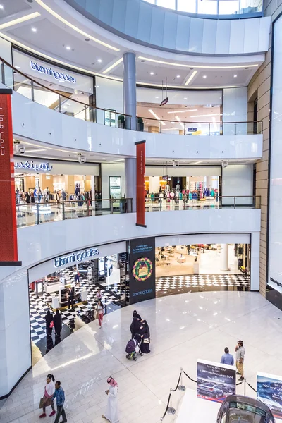 Vista interna del Dubai Mall — Foto Stock