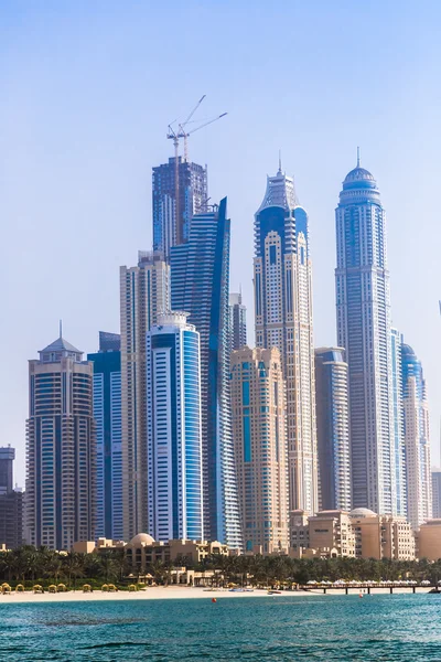 Dubai Marina Stadtbild, uae — Stockfoto