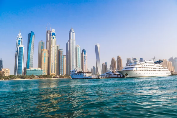 Dubai Marina Cityscape, UEA — Stok Foto