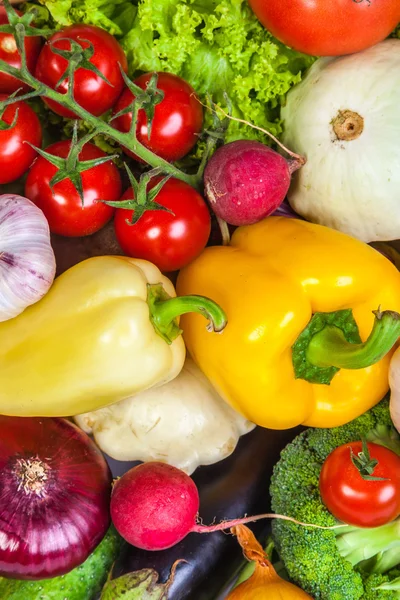 Grupo de produtos hortícolas frescos — Fotografia de Stock