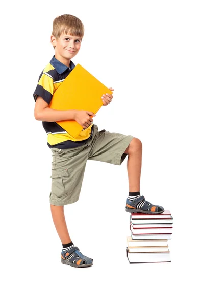 Gráfico de sucesso educacional. De volta à escola — Fotografia de Stock