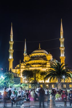 İstanbul 'daki mavi cami, hindi.