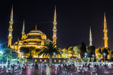 İstanbul 'daki mavi cami, hindi.