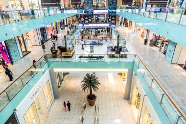 Dubai Alışveriş Merkezi - Dünya'nın en büyük alışveriş merkezi iç görünümü