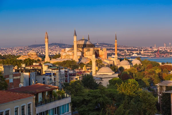Hagia Sophia, det monumentet som er mest kjent for Istanbul - Tyrkia – stockfoto