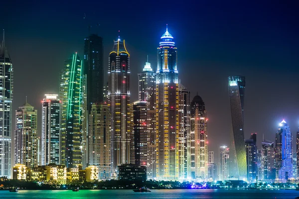 Cityscape Dubai marina, Verenigde Arabische Emiraten — Stockfoto