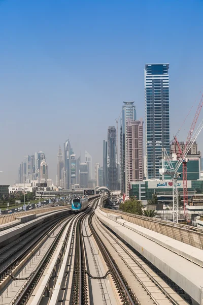 U-Bahn von Dubai — Stockfoto